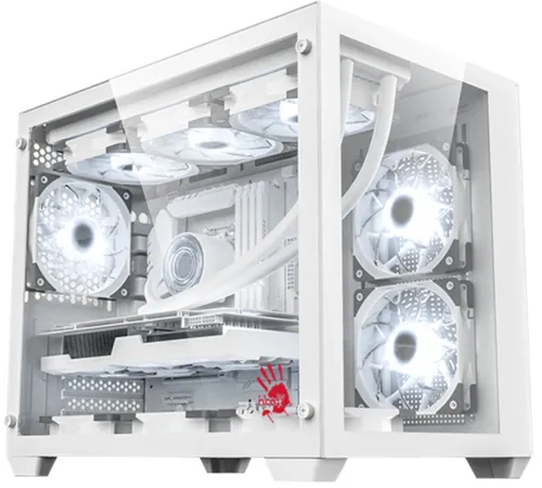 Корпус Bloody BD-CC108 белый без БП mATX 9x120mm 2xUSB3.0 audio bott PSU Корпус Bloody BD-CC108 белый без БП mATX 9x120mm 2xUSB3.0 audio bott PSU