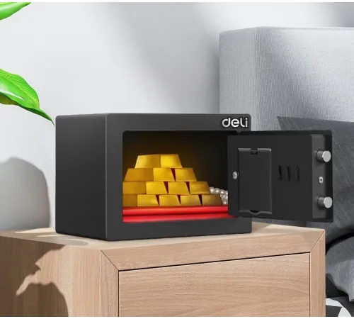 Сейф Deli ET510 электронный/ключевой Сейф Deli ET510 электронный/ключевой
