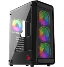 Корпус Bloody BD-CC114 черный без БП ATX 8x120mm 1xUSB2.0 1xUSB3.0 audio bott PSU