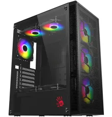 Корпус Bloody BD-CC115 черный без БП ATX 8x120mm 1xUSB2.0 1xUSB3.0 audio bott PSU
