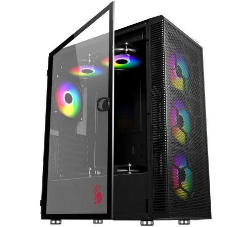 Корпус Bloody BD-CC116 черный без БП ATX 8x120mm 1xUSB2.0 1xUSB3.0 audio bott PSU Корпус Bloody BD-CC116 черный без БП ATX 8x120mm 1xUSB2.0 1xUSB3.0 audio bott PSU