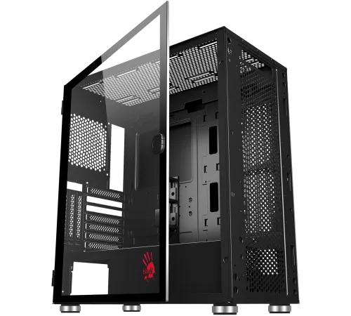 Корпус Bloody BD-CC119 черный без БП ATX 7x120mm 2xUSB3.0 audio bott PSU Корпус Bloody BD-CC119 черный без БП ATX 7x120mm 2xUSB3.0 audio bott PSU