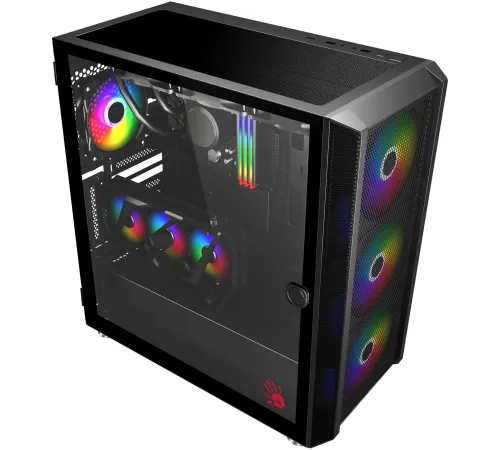 Корпус Bloody BD-CC119 черный без БП ATX 7x120mm 2xUSB3.0 audio bott PSU Корпус Bloody BD-CC119 черный без БП ATX 7x120mm 2xUSB3.0 audio bott PSU