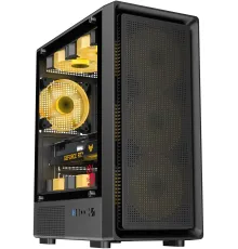 Корпус Bloody BD-CC118 черный без БП mATX 8x120mm 2xUSB2.0 1xUSB3.0 audio bott PSU