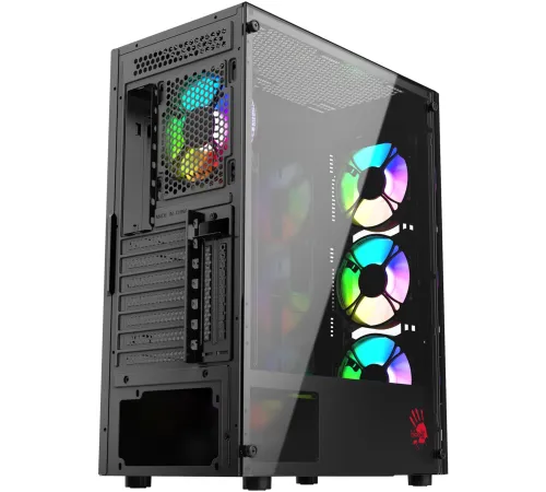 Корпус Bloody BD-CC120F черный без БП ATX 8x120mm 1xUSB2.0 1xUSB3.0 audio bott PSU