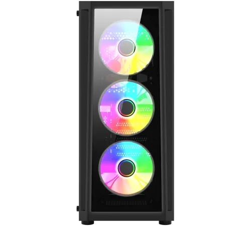 Корпус Bloody BD-CC120F черный без БП ATX 8x120mm 1xUSB2.0 1xUSB3.0 audio bott PSU