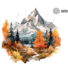 Коврик для мыши Cactus Autumn mountains 220x180x2мм (CS-MP-P10XS)