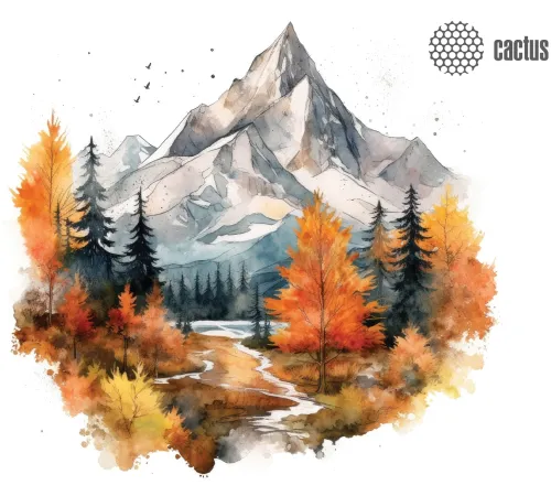 Коврик для мыши Cactus Autumn mountains 220x180x2мм (CS-MP-P10XS) Коврик для мыши Cactus Autumn mountains 220x180x2мм (CS-MP-P10XS)