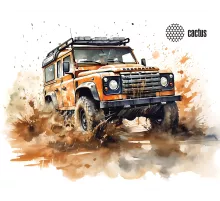 Коврик для мыши Cactus Jeep 250x200x3мм (CS-MP-D11S)
