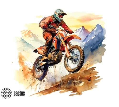 Коврик для мыши Cactus Motobike 250x200x3мм (CS-MP-D12S) Коврик для мыши Cactus Motobike 250x200x3мм (CS-MP-D12S)