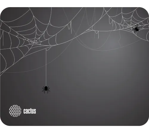 Коврик для мыши Cactus Spider gray 250x200x3мм (CS-MP-D13S) Коврик для мыши Cactus Spider gray 250x200x3мм (CS-MP-D13S)