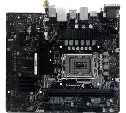 Материнская плата Biostar B760MX2-E Soc-1700 Intel B760 2xDDR5 mATX AC`97 8ch(7.1) 2.5Gg RAID+VGA+DVI+HDMI