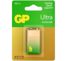 Батарея GP Ultra Alkaline 1604AUA21-5CRSBC1 9V (1шт) блистер