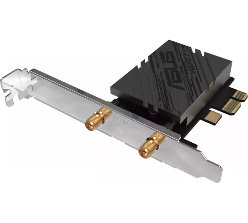 Сетевой адаптер Wi-Fi + Bluetooth Asus PCE-BE92BT BE9400 PCI Express 2ант.