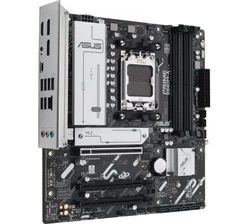 Материнская плата Asus PRIME B840M-A-CSM SocketAM5 AMD B840 4xDDR5 mATX AC`97 8ch(7.1) 2.5Gg RAID+VGA+HDMI+DP