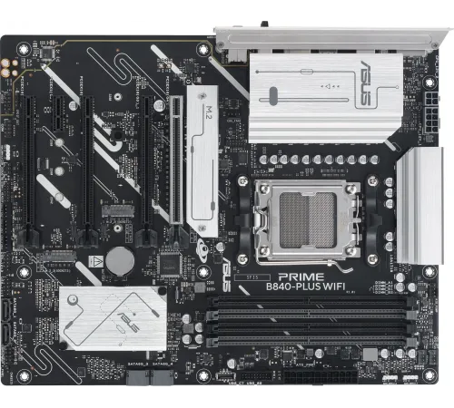 Материнская плата Asus PRIME B840-PLUS WIFI SocketAM5 AMD B840 4xDDR5 ATX AC`97 8ch(7.1) 2.5Gg RAID+HDMI+DP
