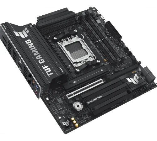 Материнская плата Asus TUF GAMING B850M-PLUS WIFI SocketAM5 AMD B850 4xDDR5 mATX AC`97 8ch(7.1) 2.5Gg RAID+HDMI+DP