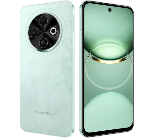 Смартфон Tecno Spark 30C 128Gb 6Gb зеленый моноблок 3G 4G 6.67" 720x1600 Android 14 48Mpix 802.11 a/b/g/n/ac NFC GPS GSM900/1800 TouchSc Protect Смартфон Tecno Spark 30C 128Gb 6Gb зеленый моноблок 3G 4G 6.67" 720x1600 Android 14 48Mpix 802.11 a/b/g/n/ac NFC GPS GSM900/1800 TouchSc Protect