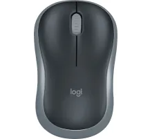 Мышь Logitech M185 черный/серый оптическая 1000dpi беспров. USB для ноутбука 2but (910-006540)