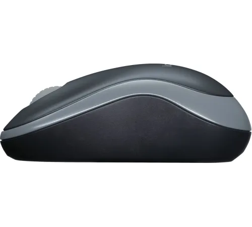 Мышь Logitech M185 черный/серый оптическая 1000dpi беспров. USB для ноутбука 2but (910-006540)