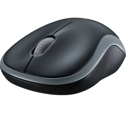 Мышь Logitech M185 черный/серый оптическая 1000dpi беспров. USB для ноутбука 2but (910-006540)
