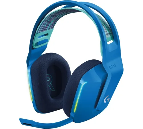 Наушники с микрофоном Logitech G733 Lightspeed синий накладные Radio оголовье (981-000945) Наушники с микрофоном Logitech G733 Lightspeed синий накладные Radio оголовье (981-000945)