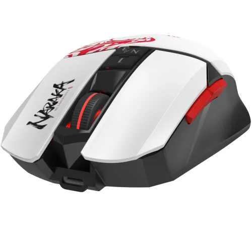Мышь A4Tech Bloody R36 Ultra черный/белый/красный оптическая 12000dpi беспров. USB 7but (R36 ULTRA NARAKA USB)