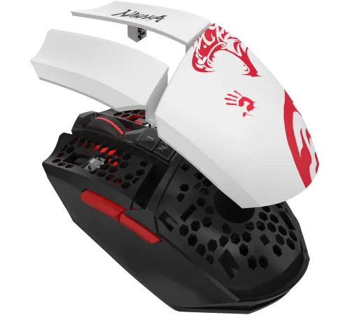 Мышь A4Tech Bloody R36 Ultra черный/белый/красный оптическая 12000dpi беспров. USB 7but (R36 ULTRA NARAKA USB)