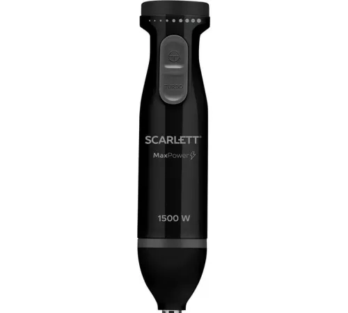 Блендер погружной Scarlett SC-HB42M47 1500Вт черный/серебристый Блендер погружной Scarlett SC-HB42M47 1500Вт черный/серебристый