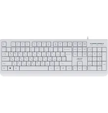 Клавиатура Acer OKW400 белый USB Multimedia (ZL.KBDEE.01B) кабель 1.8м