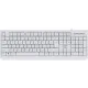 Клавиатура Acer OKW400 белый USB Multimedia (ZL.KBDEE.01B) кабель 1.8м