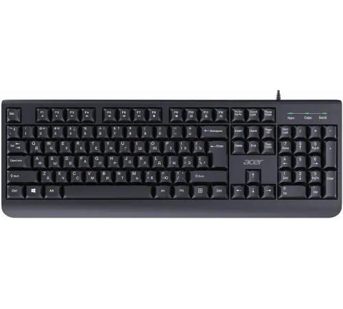 Клавиатура Acer OKW400 черный USB Multimedia (ZL.KBDEE.01C) кабель 1.8м Клавиатура Acer OKW400 черный USB Multimedia (ZL.KBDEE.01C) кабель 1.8м