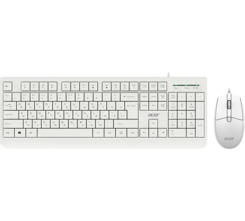 Клавиатура + мышь Acer OCC400 клав:белый мышь:белый USB (ZL.ACCCC.014) Клавиатура + мышь Acer OCC400 клав:белый мышь:белый USB (ZL.ACCCC.014)