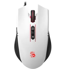 Мышь A4Tech Bloody ES7 белый оптическая 6000dpi USB 8but (RS7 PANDA WHITE)