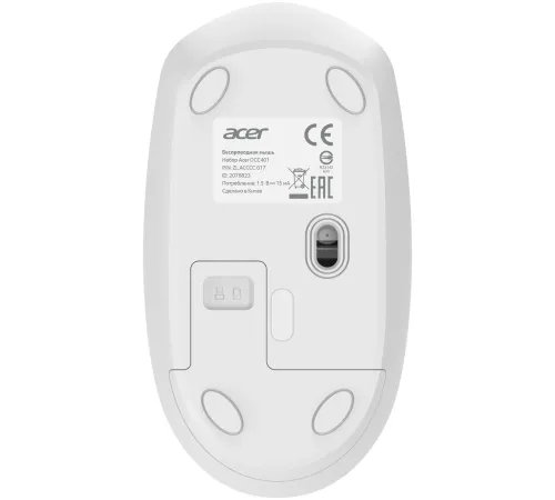 Клавиатура + мышь Acer OCC401 клав:белый мышь:белый USB беспроводная (ZL.ACCCC.017) Клавиатура + мышь Acer OCC401 клав:белый мышь:белый USB беспроводная (ZL.ACCCC.017)