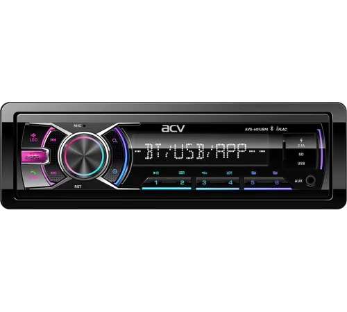 Автомагнитола ACV AVS-601UBM 1DIN 4x50Вт AUX 3 (43340)