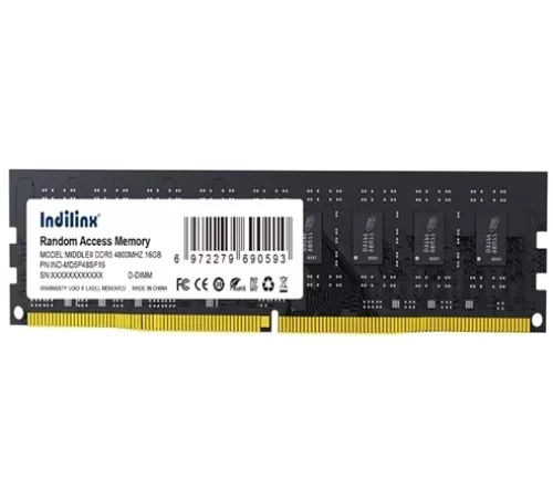 Память Indilinx DDR 5 DIMM 16Gb 6000MHZ 1.35V CL38-38-38 (IND-ID5P60SP16X)