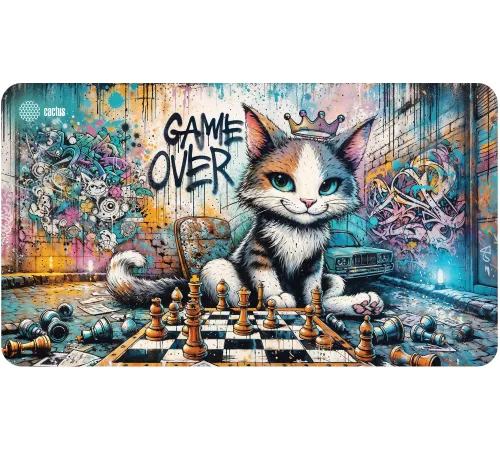 Коврик для мыши Cactus Game Over 700x400x4мм (CS-MP-COR01XLL) Коврик для мыши Cactus Game Over 700x400x4мм (CS-MP-COR01XLL)