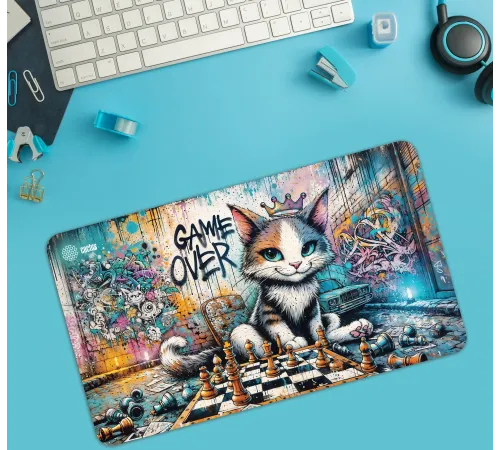 Коврик для мыши Cactus Game Over 700x400x4мм (CS-MP-COR01XLL) Коврик для мыши Cactus Game Over 700x400x4мм (CS-MP-COR01XLL)