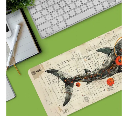 Коврик для мыши Cactus Shark 900x400x4мм (CS-MP-COR03XXL) Коврик для мыши Cactus Shark 900x400x4мм (CS-MP-COR03XXL)
