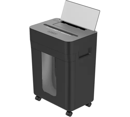 Шредер Cactus CS-SH-D8 с автоподачей (секр.P-4) фрагменты 150лист. 24лтр. скобы пл.карты