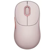 Мышь Xiaomi Wireless Mouse 3 розовый оптическая 1200dpi silent беспров. BT/Radio USB для ноутбука 4but (BHR8911GL)