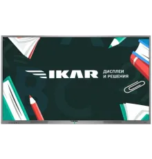 Панель Ikar 65" ИП 65-217-410 черный IPS LED 8ms 16:9 DVI HDMI M/M матовая 4000:1 700cd 178гр/178гр 3840x2160 VGA DP SPDIF UHD USB 43кг (RUS)