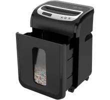 Шредер Cactus CS-SH-G6 (секр.P-5) фрагменты 16лист. 30лтр. скрепки скобы пл.карты CD