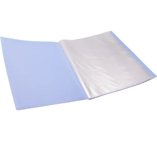 Папка-портфолио с 40 прозр.вклад. Silwerhof Create SCR-P40AZURE A4 пластик 0.7мм карм.на лиц.стор. голубой Папка-портфолио с 40 прозр.вклад. Silwerhof Create SCR-P40AZURE A4 пластик 0.7мм карм.на лиц.стор. голубой