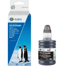 Чернила G&G GG-BTD60BK черный135мл для Brother HL-T4000DW/DCP-T510W/DCP-T710W/MFC-T810W