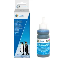 Чернила G&G GG-BT5000C фото голубой70мл для Brother HL-T4000DW/DCP-T510W/DCP-T710W/MFC-