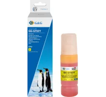 Чернила G&G GG-GT52Y желтый100мл для HP Ink Tank 110/115/116/118/310/315/316/318/319