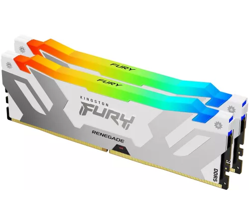 Память DDR5 2x32GB 6400MHz Kingston KF564C32RWAK2-64 Fury Renegade XMP RGB RTL Gaming PC5-51200 CL32 DIMM 288-pin 1.4В kit single rank с радиатором Ret