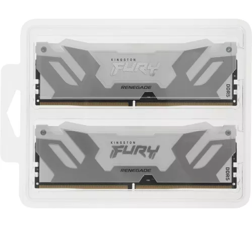 Память DDR5 2x32GB 6400MHz Kingston KF564C32RWAK2-64 Fury Renegade XMP RGB RTL Gaming PC5-51200 CL32 DIMM 288-pin 1.4В kit single rank с радиатором Ret